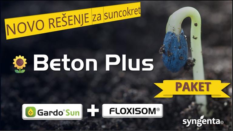 BETON Plus paket betonira njivu suncokreta odmah na startu